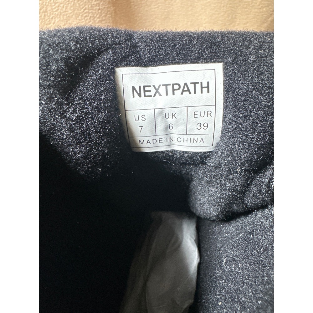 NextPath Mens 7 Waterproof Winter Snow Boots 3M Thinsulate Insulated Brown Black - Picture 9 of 12